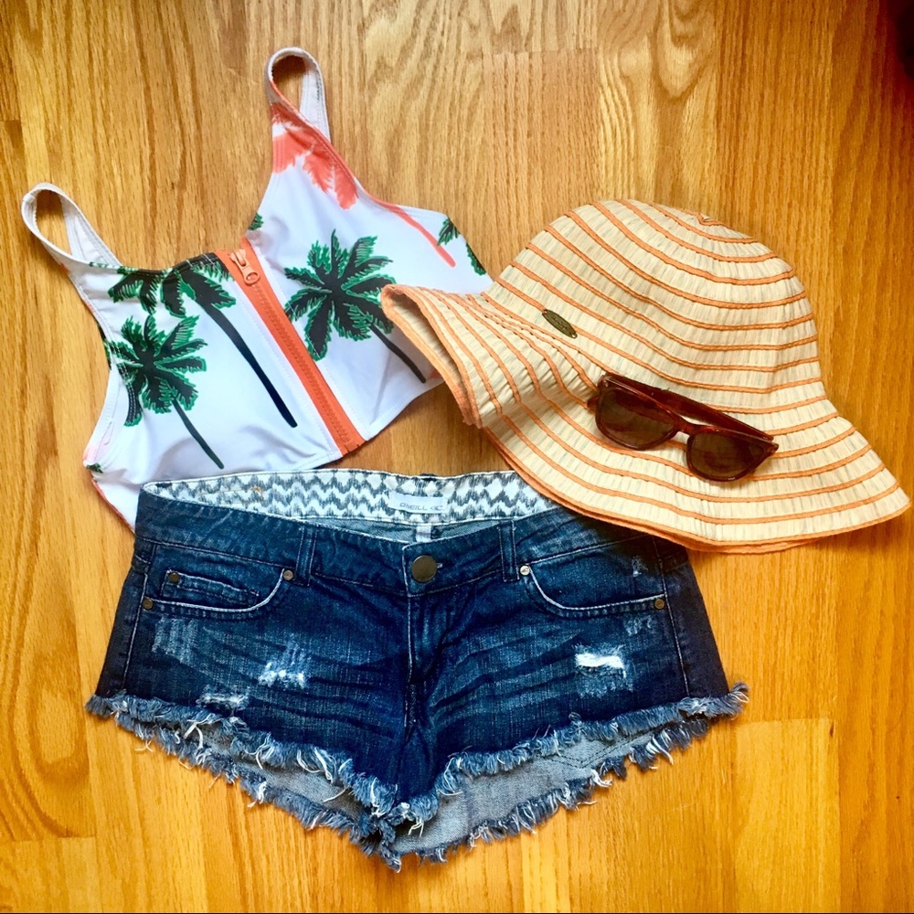 O’Neill Distressed Jean Shorts